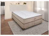 Cama Box Queen Size (Box + Colchão) Ortobom – Mola 30cm de Altura Ortotech