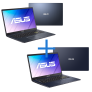 Notebook ASUS E510MA-BR702 Preto + Notebook ASUS E410MA-BV1871 Star Black