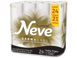 Papel Higiênico Folha Tripla Neve Supreme 24 Rolos – 20m