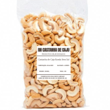 Castanha de Caju 1kg Torrada em bandas Premium sem Sal Direto do Nordeste. Combate aos Sintomas de Depressão