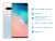 Smartphone Samsung Galaxy S10+ 128GB, 8GB RAM, Tela Infinita 6.4”, Android 9.0 Câm. Tripla Branco