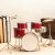 Enfeite de Metal Bateria Vermelho – ETNA