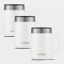 Kit com 3 Canecas Térmicas Street Branca Contigo 414ml