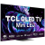 Smart TV QLED 75″ 4K TCL 75C835 Google TV, 144 Hz-VRR, Dolby Vision IQ +Atmos, Audio Onkyo, WiFi 6 Dual Band e Bluetooth Integrados