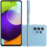 Smartphone Samsung Galaxy A52 128GB 4G Wi-Fi Tela 6.5” Dual Chip 6GB RAM Câmera Quádrupla + Selfie 32MP – Azul