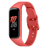 Galaxy Fit2 Samsung com Bluetooth, Sensor de Frequência Cardíaca e Resistência à água – Vermelho