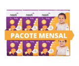 Kit Fraldas Needs Baby Tamanho G 228 Fraldas