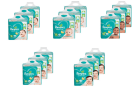 Kit de Fraldas Pampers P, M, G, XG ou XXG Confort Sec Super