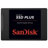 SSD Sandisk Plus 2.5″ 480GB SATA III 6GB/s SDSSDA-480G Até 535MB/s para Leitura e 445MB/s para Gravação