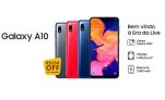 Smartphone Samsung Galaxy A10 32GB 6.2 2GB RAM Câmera Traseira 13MP