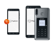 Smartphone PagPhone 4G 4GB RAM 64GB ROM GPS Android Câmera Traseira Dupla 13MP + 2MP Frontal 5MP Maquininha de Cartão Embutida