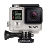 Câmera Filmadora GoPro Hero4 Black Edition Prata Câmera 12MP, Vídeos em 4K, Bateria 1.160 mAh