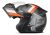 Capacete Robocop Stronger Faster Gladiator Etceter Fosco Cor Cinza/Laranja