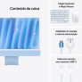 iMac Apple Tela Retina 24″ 4.5K, Chip M4, CPU 8 Núcleos, GPU 8 Núcleos, Neural Engine de 16 núcleos, 16GB RAM, SSD 256GB, Azul – MWUF3BZ/A