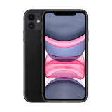 iPhone 11 Apple com 128GB, Tela Retina HD de 6,1”, iOS 13, Dupla Câmera Traseira de 12 MP, Resistente à Água e Bateria de Longa Duração – Preto