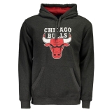 Moletom NBA Chicago Bulls Grafite Mescla