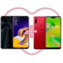ZenFone 5Z 8GB/256GB Preto + ZenFone Max Shot 4GB/64GB Vermelho