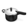 Panela de Pressão 4,5 L Nigro Press Fechamento Externo em Alumínio com Revestimento Interno Antiaderente – Preta