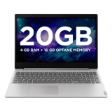 Notebook Lenovo Core i5-8265U 20GB (4GB + 16GB Optane) 1TB Tela 15.6″ Windows 10 Ideapad S145