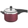 Panela de Pressão 4,5 L Tramontina Vancouver com Fechamento Externo Revestimento Antiaderente Starflon T1 e Tampa Polida – Cereja