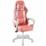 Cadeira Gamer X Fusion C.123 Reclinável Rosa Estofamento de alta qualidade para as costas, braços e assento
