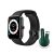 Smartwatch KaBuM! smart 700, Preto, Pulseira Extra Verde Escuro, Compatível IoT Alexa – KBSAC018