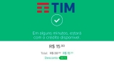 Recarga de Celular TIM com 50% de desconto