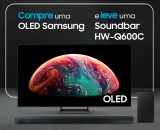 Smart TV 55″ OLED 4K Samsung 55S90C Pontos Quânticos, Painel até 144hz, Processador com IA, Som em Movimento Virtual, Tela sem limites
