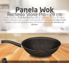 Panela Wok Rochedo Stone Pro – 28 cm
