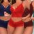 Conjuntos Lingerie Feminino de Renda Sexy Caleçon e Sutiã Sem Bojo Conjunto Espera Marido