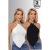 Kit 2 Top Cropped Lenço Feminino Tricot