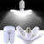 Luminária De Teto Dobrável Lâmpada De Pétalas 6000K 28w Para Quarto / Sala De Estar / Casa / E27 Mini Luz De Folhas