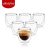 Belifou 6Pcs Vidro Caneca De Café Dupla Isolamento Térmico 80ML