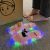 Chinelos luminosos femininos fundo plano antiderrapante