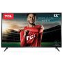 Smart TV LED 55″ UHD 4K TCL 55P65US com HDR, Wi-Fi Integrado, Dolby Audio, Design Slim, Entradas HDMI e USB