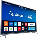 Smart TV LED 58″ Philips 58PUG6513/78 Ultra Slim Ultra HD 4k Wi-fi 3 HDMI 2 USB Prata