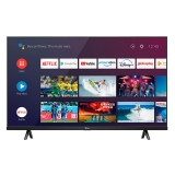 Smart TV SEMP TCL LED 32 HDR, 1366×768 (HD), USB, HDMI, Wi-Fi, 60Hz, Google Assistant, Borda Fina, Android-CTS, Preto – 32S615
