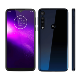 Smartphone Motorola One Macro Azul Espacial 64GB, Tela Max Vision de 6.2” HD+, Câmera Traseira Tripla, Android 9.0 e Processador Octa-Core