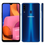 Smartphone Samsung Galaxy A20s Azul 32GB, Câmera Tripla Traseira, Selfie de 8MP, Tela Infinita de 6.5″, Leitor de Digital, Octa Core e Android 9.0