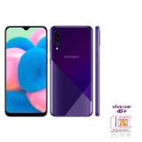 Smartphone Samsung Galaxy A30s Violeta 64GB + Triplo Chip Vivo 4G Universal 2/3/4 Pré/Controle
