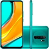 Smartphone Xiaomi Redmi 9 64GB 4GB RAM Versão Global Verde Android 10, Câmera Quad 13MP + 8MP + 5MP + 2MP, Tela 6.53″