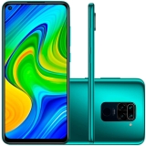 Smartphone Xiaomi Redmi Note 9 128GB Versão Global Desbloqueado Verde Android 10.0 (MIUI 11), 4GB RAM, Câmera Quad (48 MP + 8 MP + 2 MP + 2 MP), Tela 6,53″