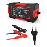 Carregador Inteligente De Bateria Automotiva 12v 6a Recupera Baterias 4ah A 100ah Carro Moto Lancha Jetski Caminhão Proteção Contra Curto Polaridade Invertida Sobrecarga Rápido Seguro Davely