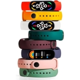 Pulseira para Mi Band 7 Xiaomi kit com 8 unidades e pelicula