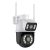 Câmera Segurança Wi-fi Lente Dupla Prova D Agua 6mp Zoom 360 Cor Branco