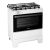 Fogão Esmaltec Ideal Top T5iab 5 Bocas Com Mesa De Inox Branco Bivolt