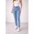 Calça Jeans Mom Stillger Feminina Cintura Alta Cor Clara