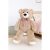Urso Bicho Pelúcia Gigante Antialérgico Presente Crianças Cor areia 80cm