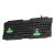 Teclado Gamer Hadar ELG, ABNT2, 107 Teclas Silenciosas, Membrana Shield, Anti-Ghosting, Teclas Especiais Verdes, Pincel de Limpeza, Preto, TGHD