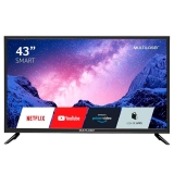 Smart TV Multilaser 43´ Full HD, Wi-Fi, 3HDMI, 2 USB, DNR – TL024